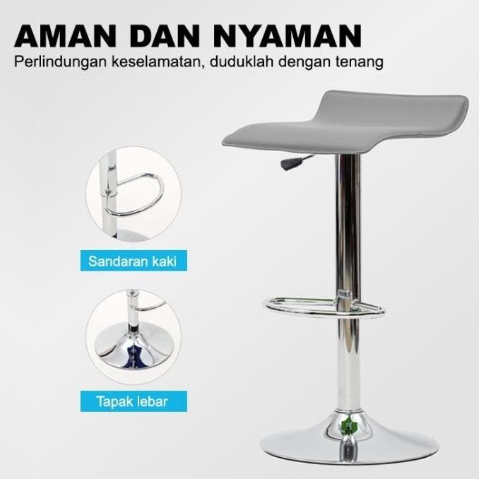 Set Meja Kursi Bar Cafe 1 Meja 2 Kursi Bar Minimalis Premium M1G2-4