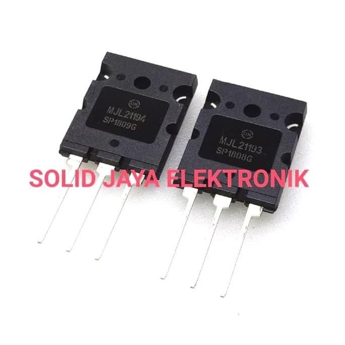 TRANSISTOR MJL21193 MJL21194 MJL 21193 MJL 21194 TR FINAL ASLI ORI