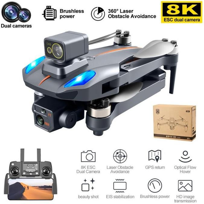 drone GPS brushless K911 max camera wifi FPV 8K sensor anti tak 1km