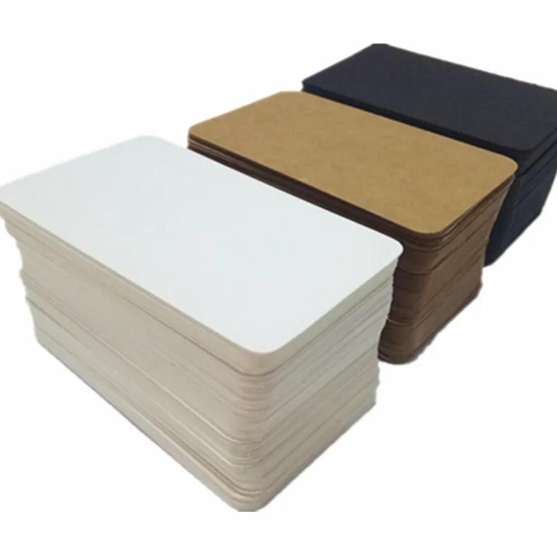 

100 Pcs Blank Playing Card Hard Paper Cardboard Diy Postcard Handmade Wallpaper Postcards For Game Accessories White Card