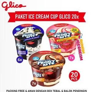 

Promo Paket Ice Cream Glico Cup 20Pcs