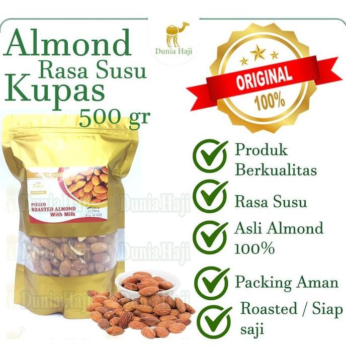 

Grosir Kacang Almond Kupas Rasa Susu Almond Arab With Milk Tanpa Cangkang Roasted Matang