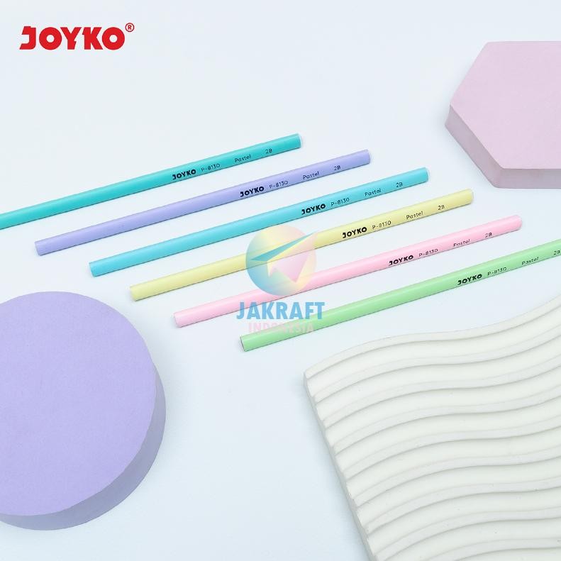 

Tu-67 (36 Pcs) Pensil Tulis 2B Warna Warni Pastel Joyko P-8130 Souvenir Ultah Ulang Tahun Wedding Fancy