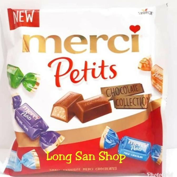 

Promo Promo! Merci Petits Assorted Chocolate Collection 125Gr - Coklat Impor