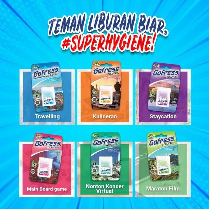 

Ready stok Terlaris Gofress Permen Tipis Penyegar Nafas - All Variant Food Candy Termurah