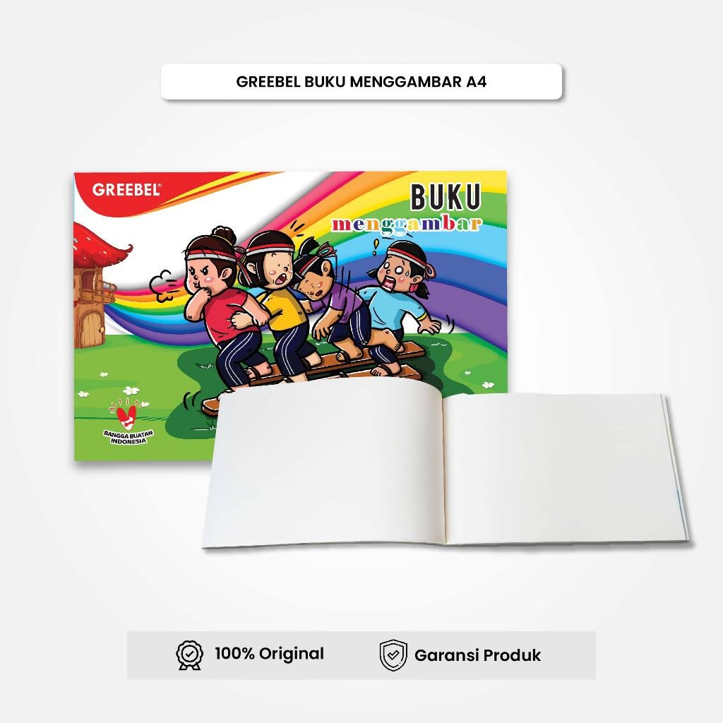 

GREEBEL Buku Gambar A4 / Sketch Book 16 Halaman (B GAMBAR A4) /