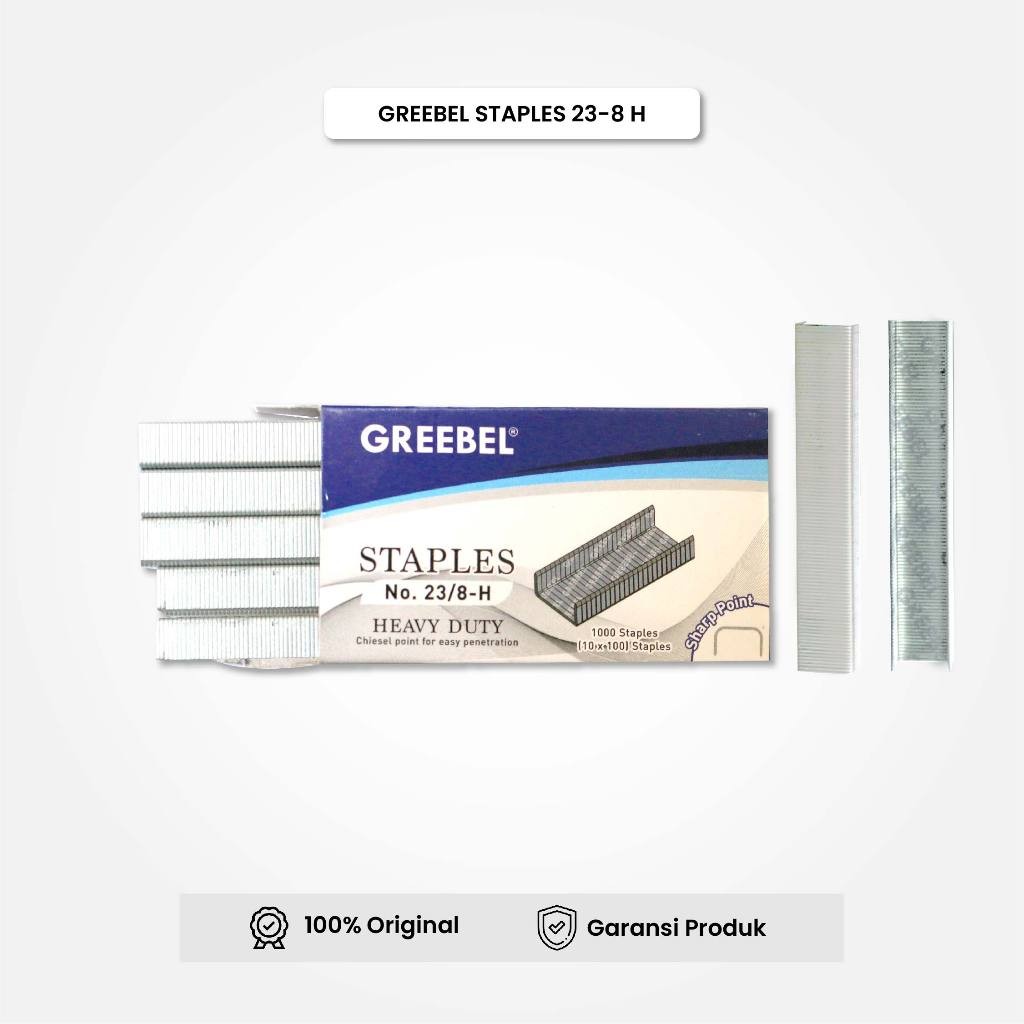 

Staples 23 / 8 / Isi Stapler / Isi Jepretan / Isi Staples GREEBEL / Vemilo