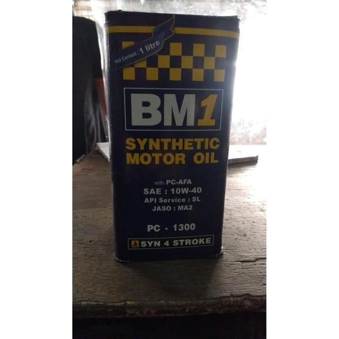 Oli Bm1 1300 10W40 1 Liter Satria Fu Cb150R Ninja 250 Original