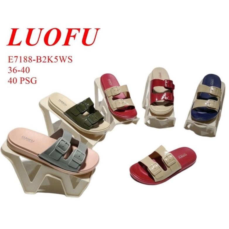 LUOFU E 7188 B2K5WS SANDAL SELOP WANITA RINGAN