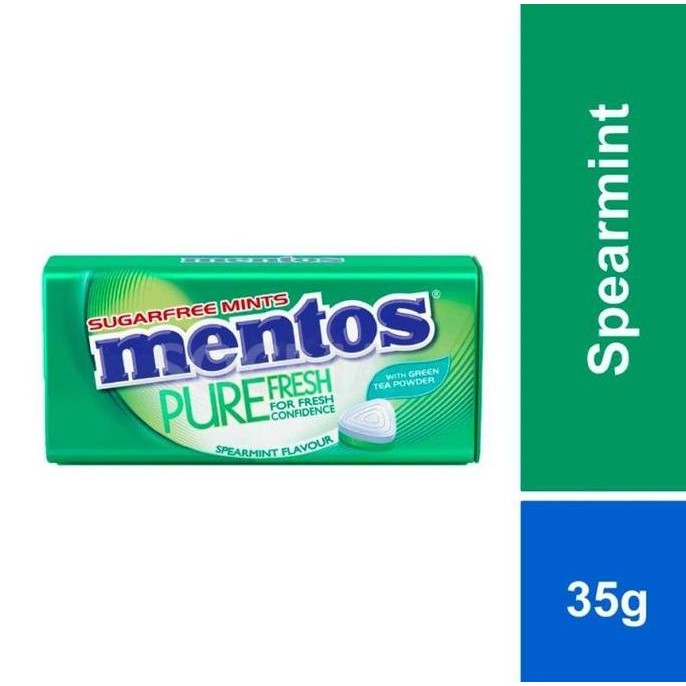 

Grosir Mentos Pure Fresh Sugarfree Mints 35G Impor - Candy, Food