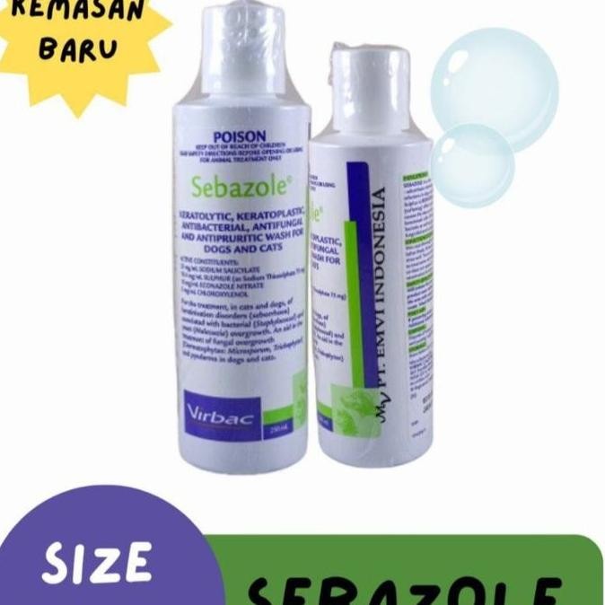 Virbac Sebazole 250ml - VIRBAC SEBAZOLE, 250ML