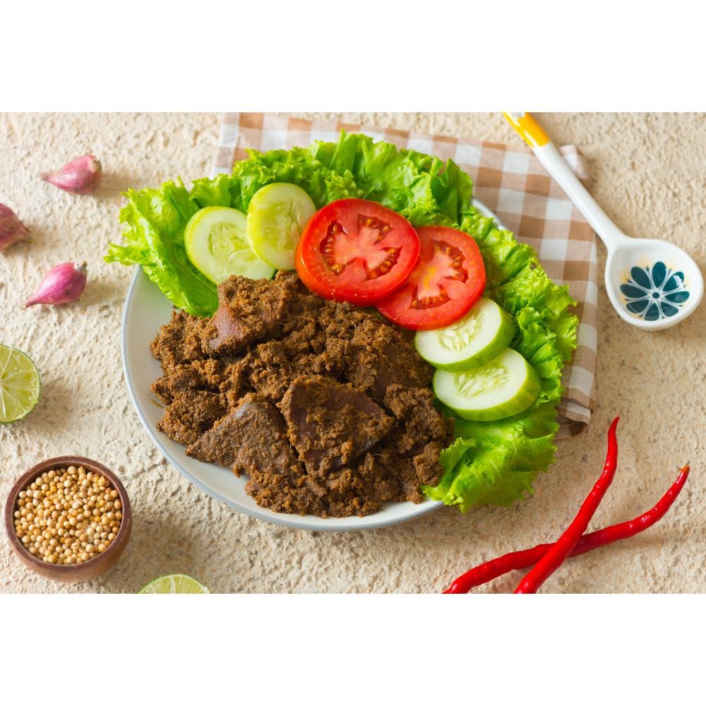 

Rendang Sapi Instan - Makanan Siap Saji - Makanan Instan - Tungku Bagindo