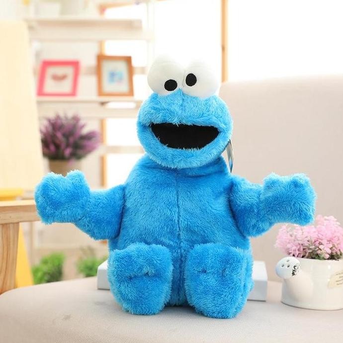 BONEKA SESAME STREET MONSTER COOKIE DAN ELMO ORI AOGER