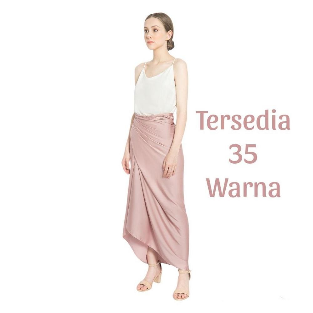YZ ROK LILIT INSTAN SATIN | ROK LILIT POLOS | ROK LILIT SATIN | SATIN WRAP SKIRT