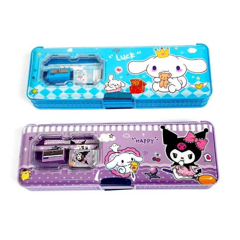 

D-54 Harga Grosir (12Pcs ) Kotak Pensil Motif Plus Isi Cc-7821