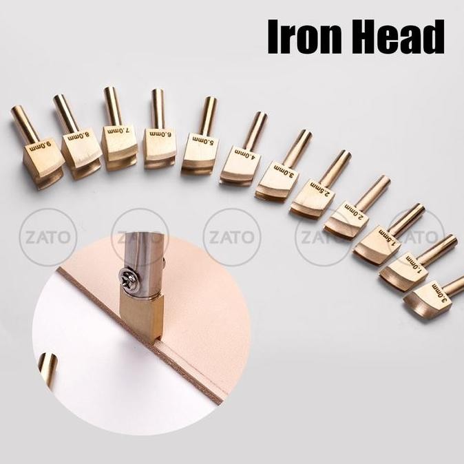 

baru iron head | penanda garis kulit | leather tools