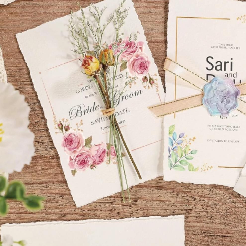 

20 Sheets Watercolor Paper 300 Gsm 4 X 6 Inch Rough/Textured Handmade Paper White Cotton Paper For Art Wedding Invitations Cards