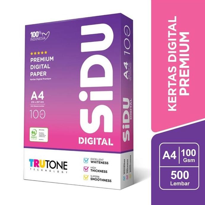 

Termurah SIDU Kertas Fotocopy 100 GSM A4 - SDU PC 100 A4G