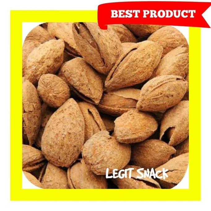 

Murah 500Gr Kacang Almond Roasted ( Almon Panggang ) Usa Grosir Murah