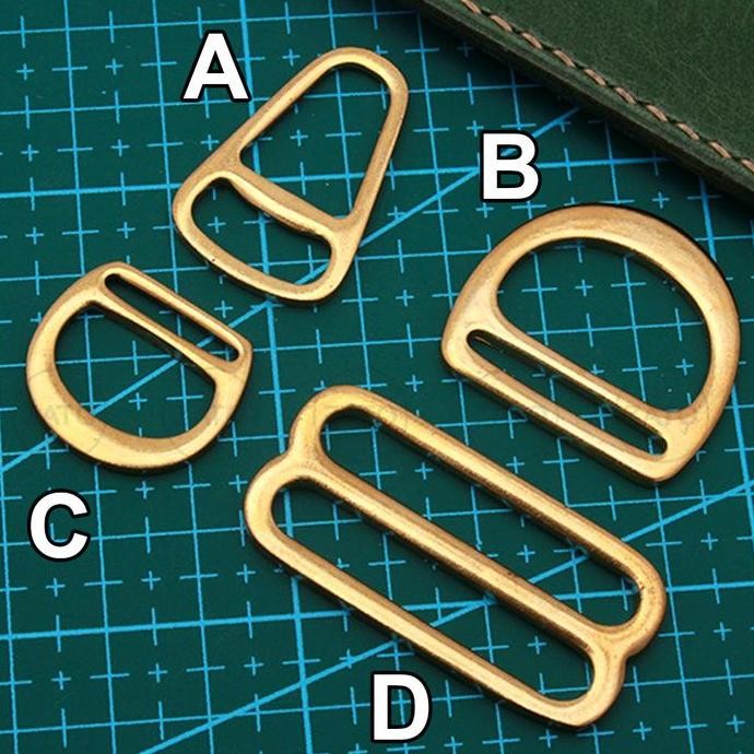 

baru buckle shape hanging buckle - solid brass