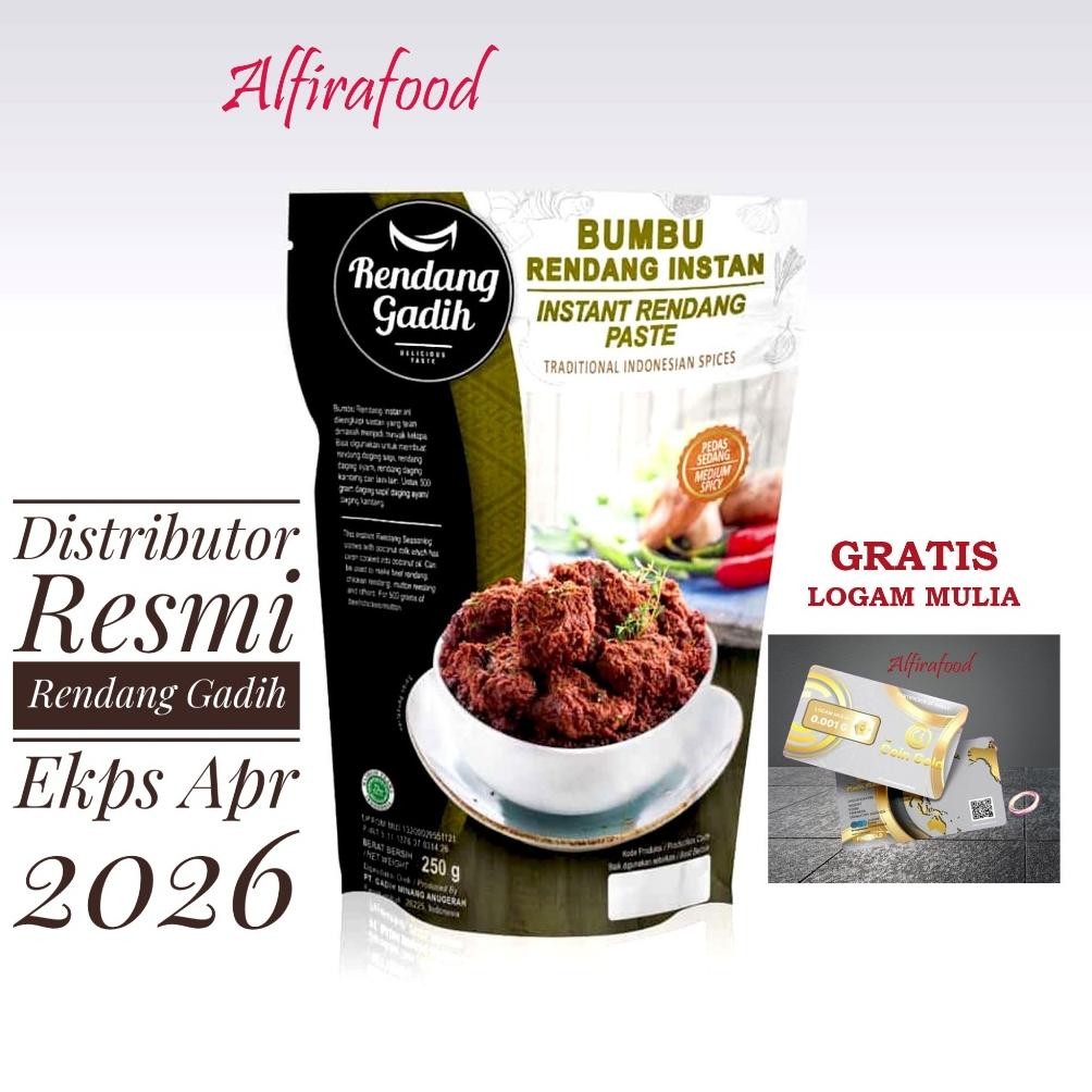 

Bumbu Rendang Instan & Santan - Rendang Gadih 250gr