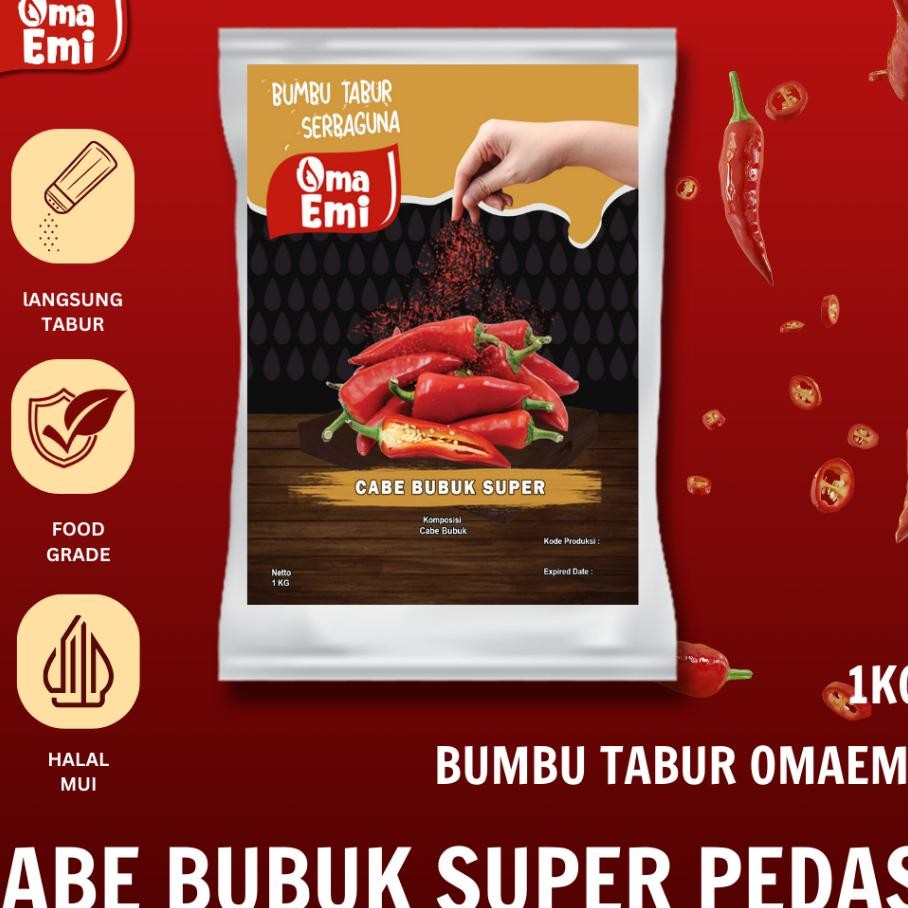 

Bumbu Tabur Cabe Bubu Peda Etra Hot Chili 1 G