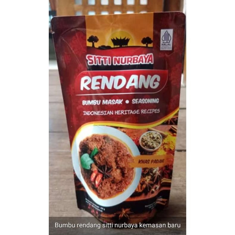 

bumbu rendang sitti nurbaya halal MUI untuk 1 kg daging