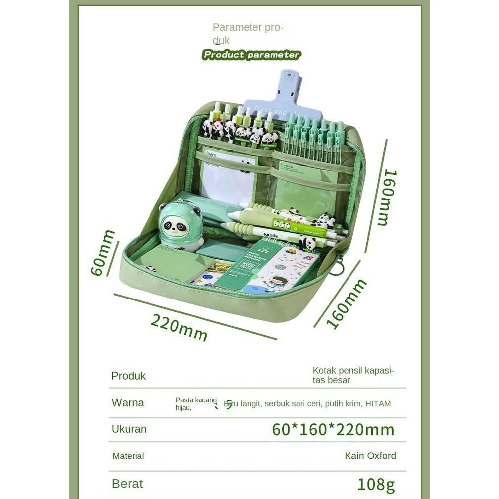 

Edf-62 Tempat Pensil Berkapasitas Besar / Kotak Alat Tulis Anak Yang Indah / Tas Penyimpanan Kosmetik Anak Perempuan Edf-62