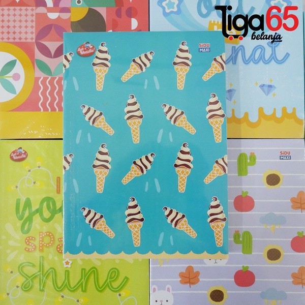 

Buku Tulis Sidu Maxi / 42 Lembar Uk Boxy / 1 Pack 5 Buku / SiduBuku Tulis / Buku Tulis Sekolah Buku Catatan