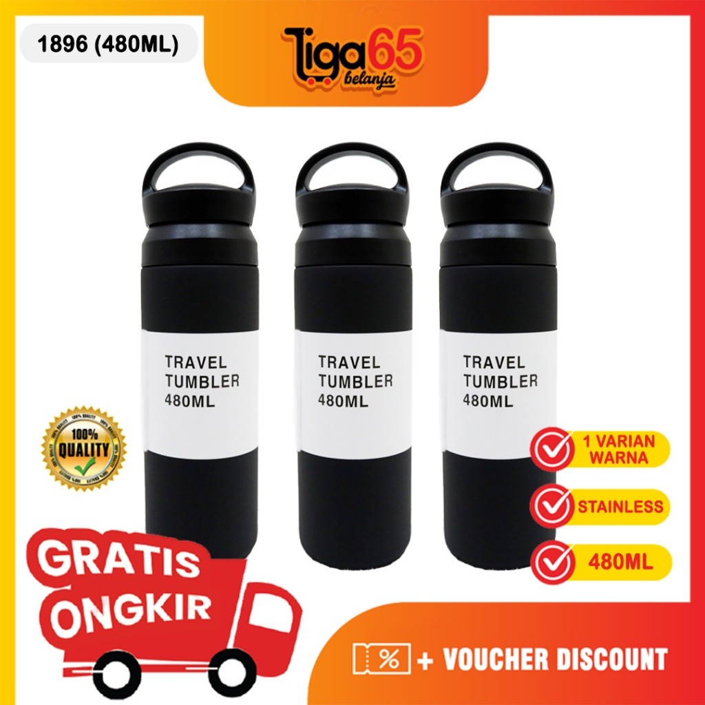 

Tumbler Polos / Thermos Tumbler Stainless Steel / 1896 480Ml