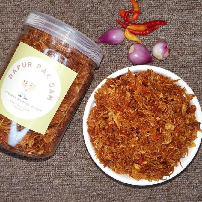 

Goreng Garem Kemasan 150g Dan 300g Khas Betawi Pedas Gurih Asin Dan Varian Trasi 100% Bawang Merah Tanpa Tepung Bahan Rempah BRS