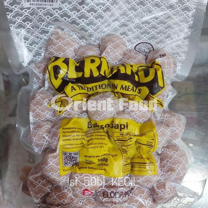 

HIW Bakso Sapi Bernardi isi 50 kecil 360gr