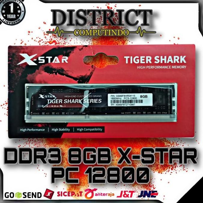 TERMURAH - Memory RAM DDR3 8GB Xstar pc12800