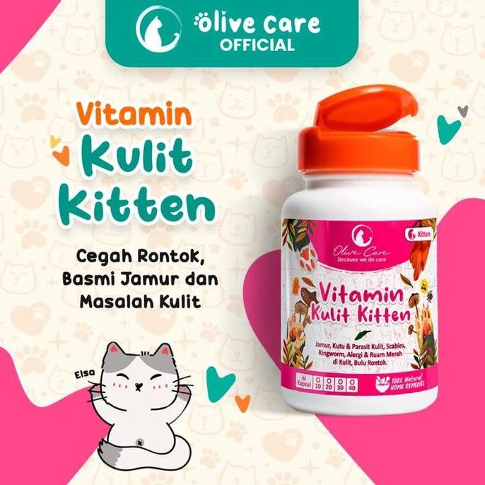 OLIVE CARE VITAMIN KUCING KITTEN 10 KAPSUL