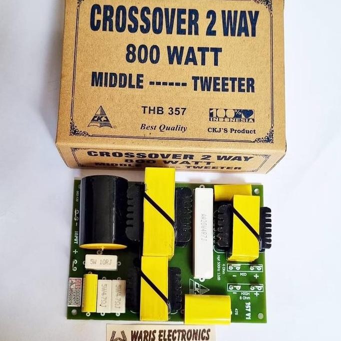 Crossover Middle - High 2 Way 800 Watt Ckj Thb357 New Stok