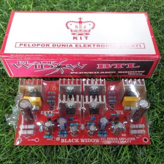 Kit Driver Power Amplifier  Btl Black Widow 5000W By Sj New Stok