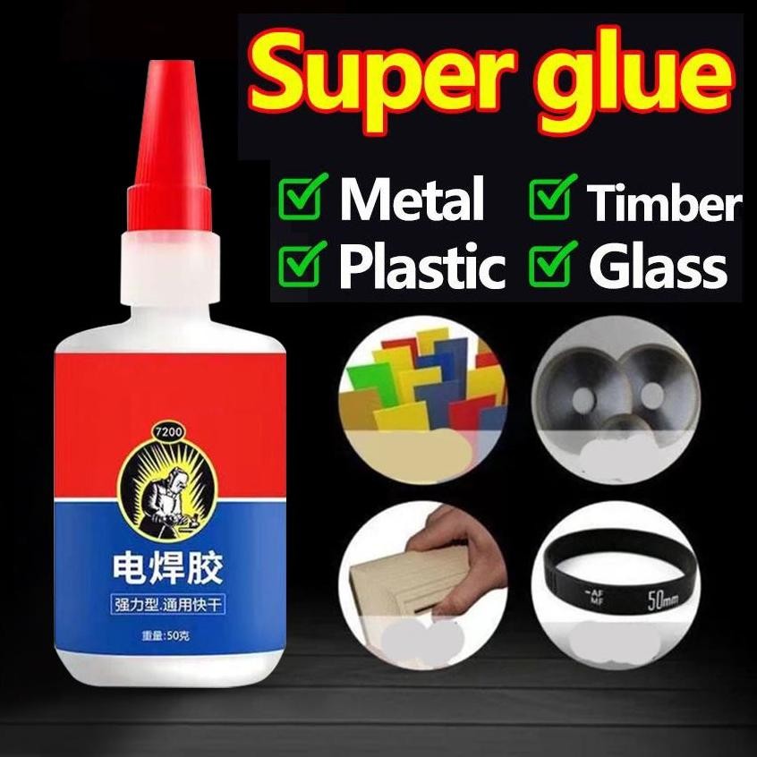 

Premium 50g Lem Las Elektrik Multifungsi Untuk Metal / Kayu / Keramik DIY High Quality