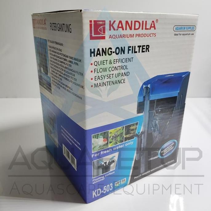 Filter Gantung Kandila KD 503 / Hang On Filter 503 / Filter Aquarium