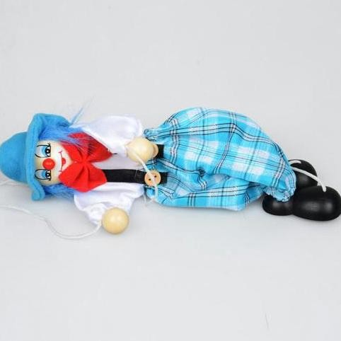 mainan boneka kayu tali marrionette
