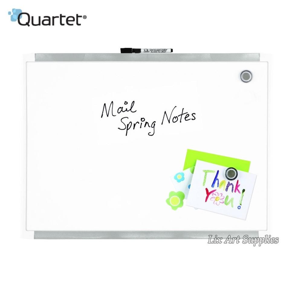 

READYYY QUARTET WHITE FRAME MAGNETIC BOARD 43 X 58 CM (PAPAN WHITEBOARD)