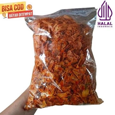 

HIW 500gr - Keripik Singkong Kriwil Pedas Daun Jeruk Organik Cemilan Food