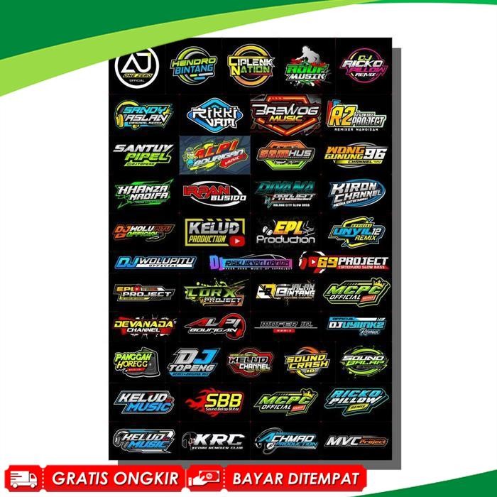 

[Bisa Cod] Sale Stiker Remixer Dj - Pack Isi 45 Sticker - 69 Project Ajy One Zero Mcpc Katun Cotton Combed 30S Fashion Distro Premium
