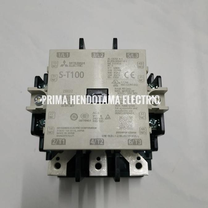 HARGA DISC - Contactor Mitsubishi ST-100 220V | Contactor ST100 S-T100 ORIGINAL