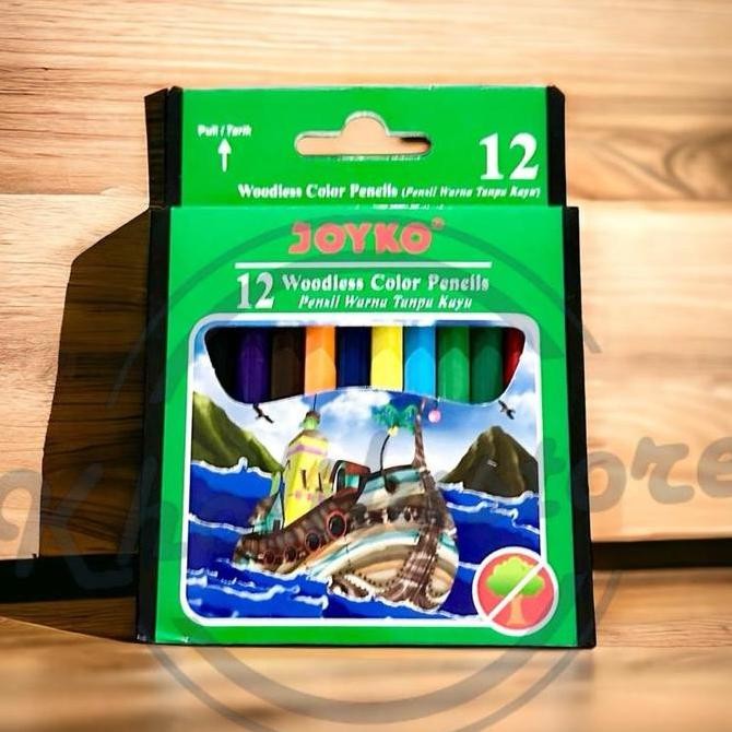 

Pensil Warna Pendek 12W Joyko CP-107 (dus hijau) Termurah