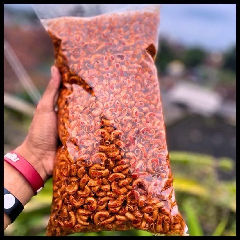 

500 GRAM MAKARONI CIKRUH KRIUK PEDAS DAUN JERUK 1/2 KG MAKRONI KHAS TASIKMALAYA GURIH TIDAK KERAS