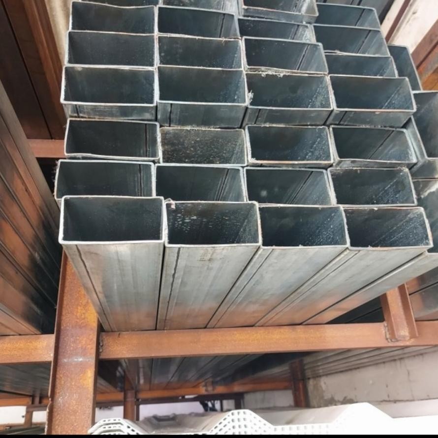 NEW!!! Holo Galvanis 5x10 6 Meter/ Hollow Besi Untuk Pagar Ukuran 5 x 10/ Hollo Galvalum Las 5mmx10m