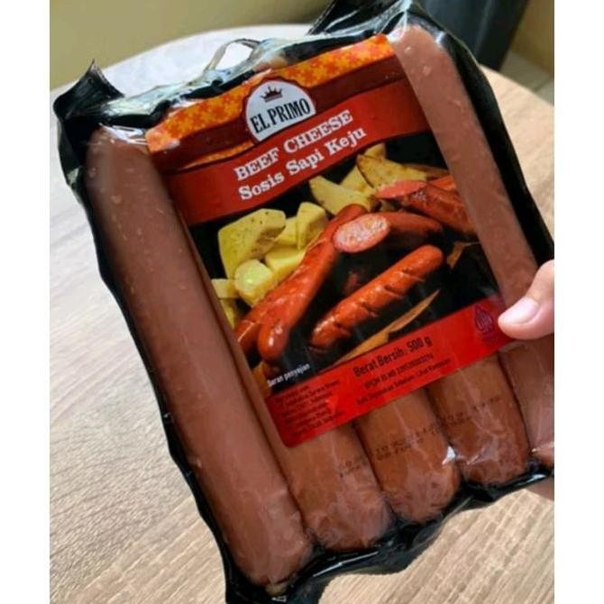 

HIW Sosis Beef Cheese Elprimo 500gr / sosis Indomaret
