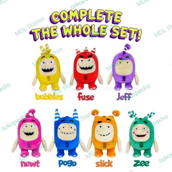 Oddbods - Plush Doll/ Boneka Karakter 30cm (Original)
