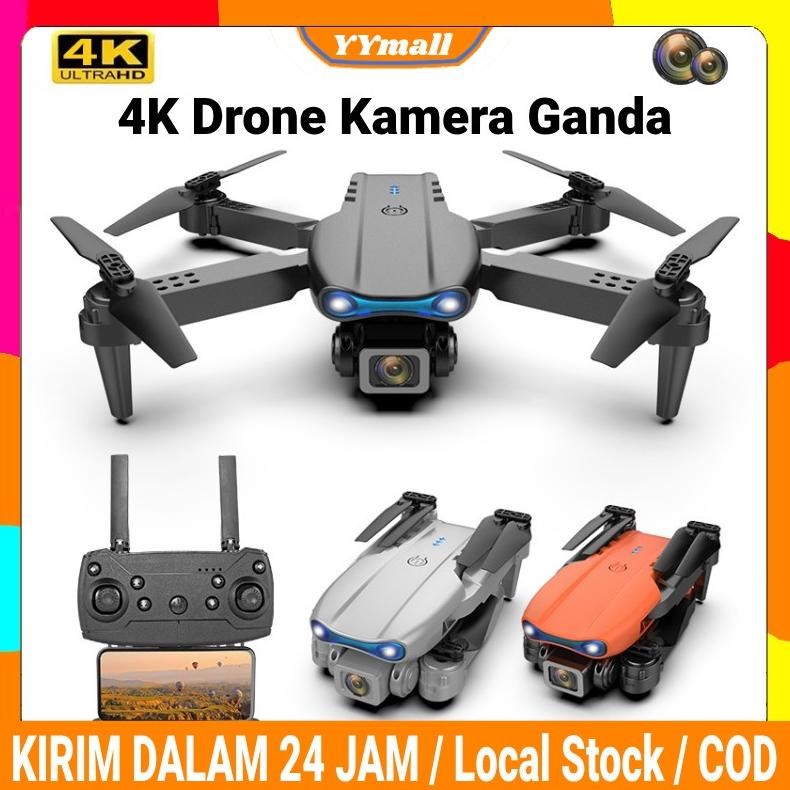 COD4K Drone Kamera Ganda Drone Kamera Drone E99 Drone E88 Dengan Kamera HD Drone Kamera Jarak Jauh W
