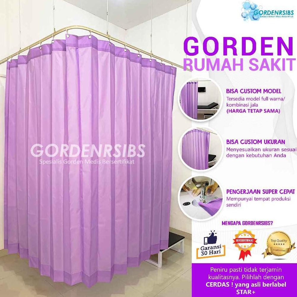 NEW TIRAI PENYEKAT RUANGAN MINIMALIS-BAHAN KAIN ANTI DARAH-GORDEN PEMBATAS RUANGAN MINIMALIS